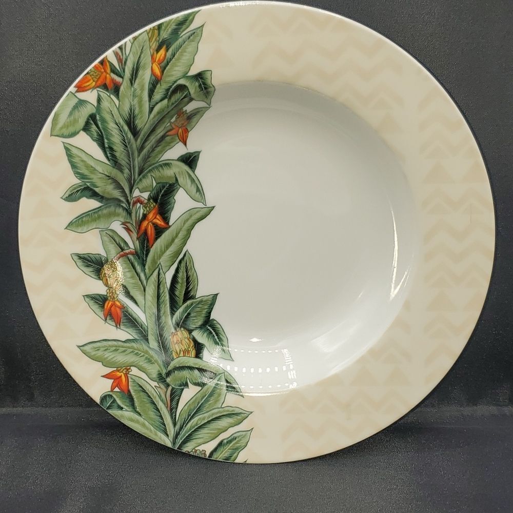 Island Plantations Bird of Paradise Soup Cereal Bowl
